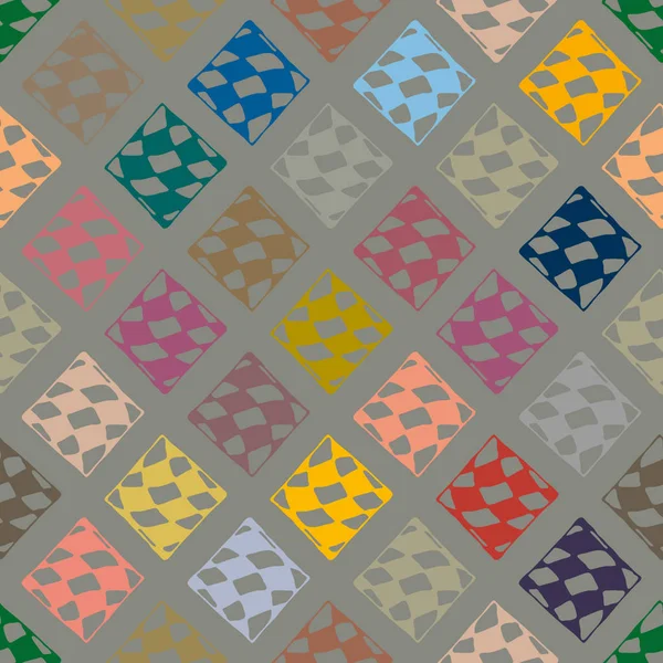 Abstract Geometrisch Kleurrijk Naadloos Patroon Voor Achtergrond — Stockvector