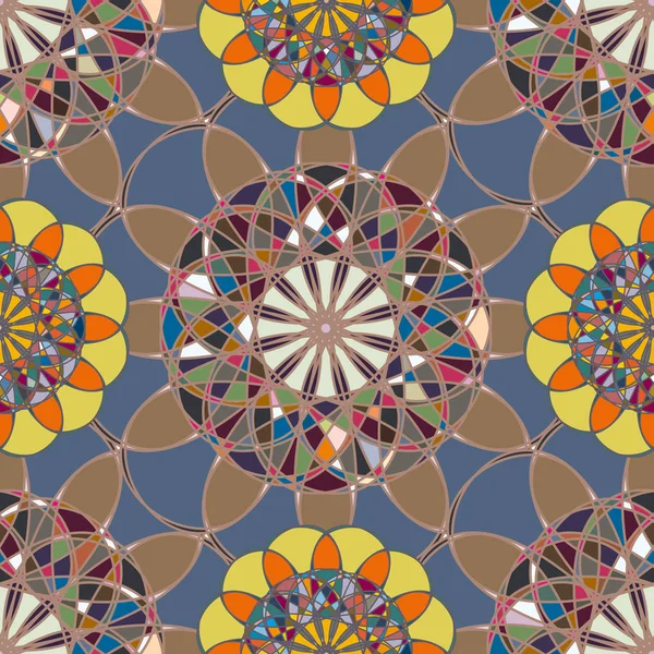 Абстрактный Геометрический Бесшовный Рисунок Фона — стоковый вектор