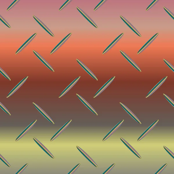 金属の段ボールのシームレス パターンのベクトル イラスト — ストックベクタ