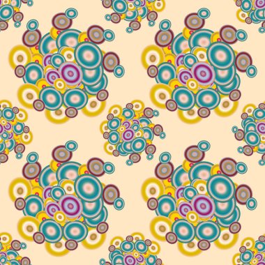 Daireler, arka plan ile soyut geometrik seamless modeli