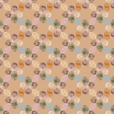 Soyut geometrik renkli seamless modeli, arka plan