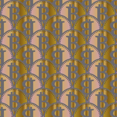 bitcoins parlak parlak pahalı sikkeleri ile Seamless modeli 