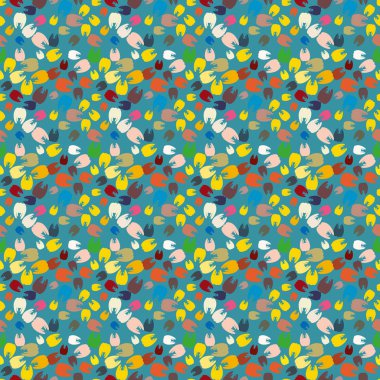 Çok renkli diş parlak Dikişsiz desen arka planı için.