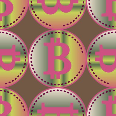 bitcoins parlak parlak pahalı sikkeleri ile Seamless modeli 