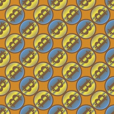 bitcoins parlak parlak pahalı sikkeleri ile Seamless modeli 