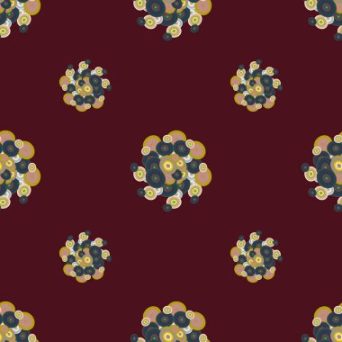 Daireler, arka plan ile soyut geometrik seamless modeli