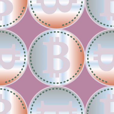 bitcoins parlak parlak pahalı sikkeleri ile Seamless modeli 