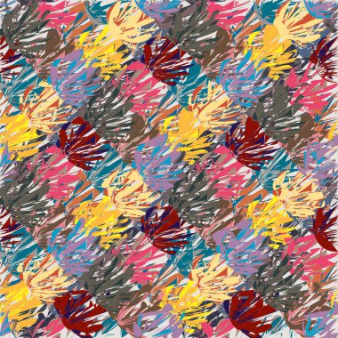 Soyut geometrik renkli seamless modeli, arka plan