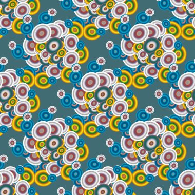 Daireler, arka plan ile soyut geometrik seamless modeli