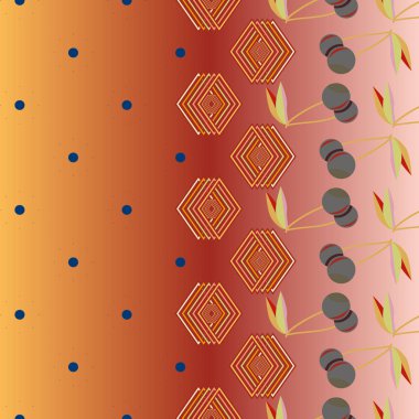 kiraz seamless modeli. Tekstil Ambalaj ve duvar kağıtları için iyi.