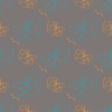 Çok renkli yay ve kurdeleler parlak seamless modeli.