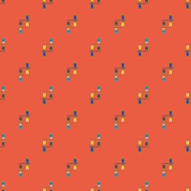 Dekoratif renkli seamless modeli ile şirin yusufçuk