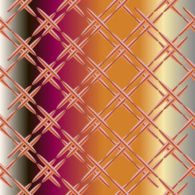 Oluklu Metal Dikişsiz desen vektör çizim.