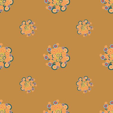 Daireler, arka plan ile soyut geometrik seamless modeli