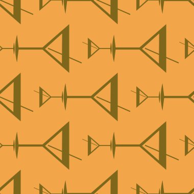 Tropik kokteyller renkli seamless modeli