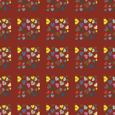 çizgi film kamp çadırları ile renk seamless modeli