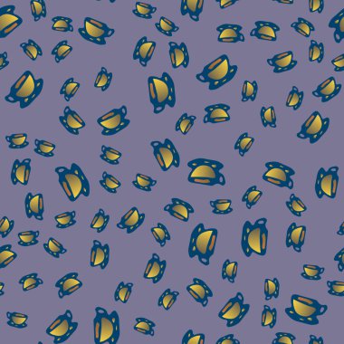 Kahve ya da çay Dikişsiz desen bardak.