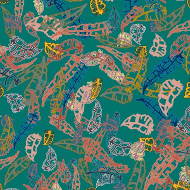 Tüyler, vektör çizim ile zemin 