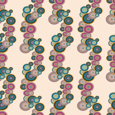 Daireler, arka plan ile geometrik seamless modeli