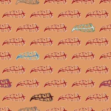 Tüyler, vektör çizim ile zemin 