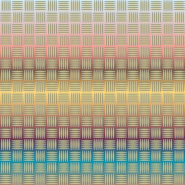 Oluklu Metal Dikişsiz desen vektör çizim.