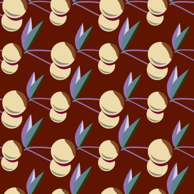 kiraz seamless modeli. Tekstil Ambalaj ve duvar kağıtları için iyi.