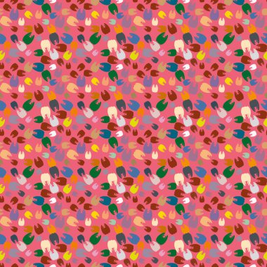 Çok renkli diş parlak Dikişsiz desen arka planı için.