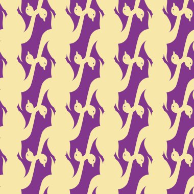 Kuğu renkli parlak seamless modeli