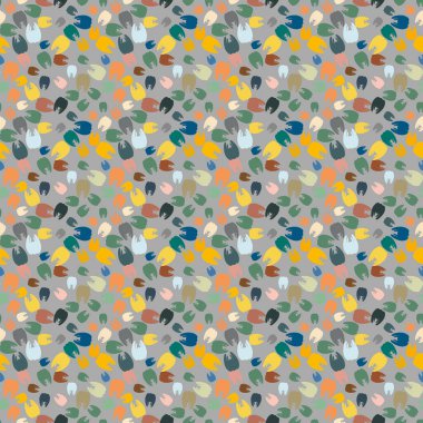 Çok renkli diş parlak Dikişsiz desen arka planı için.