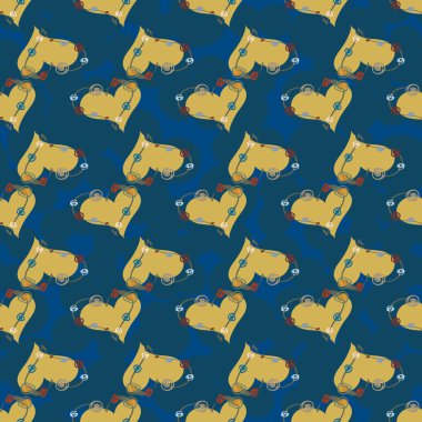 Soyut kalpler Dikişsiz desen arka planı için. 