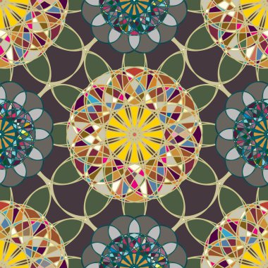  soyut geometrik Dikişsiz desen arka planı için