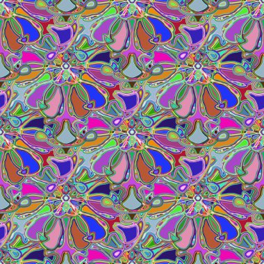 Soyut kaleydoskop renkli Dikişsiz desen arka planı için. 