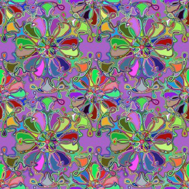 Soyut kaleydoskop renkli Dikişsiz desen arka planı için. 