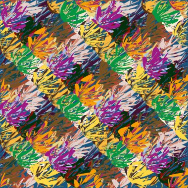 Soyut geometrik renkli seamless modeli, arka plan