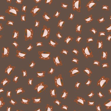 Kahve ya da çay Dikişsiz desen bardak.