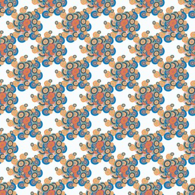 Daireler, arka plan ile geometrik seamless modeli