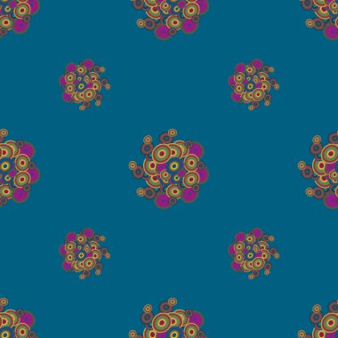 Daireler, arka plan ile geometrik seamless modeli