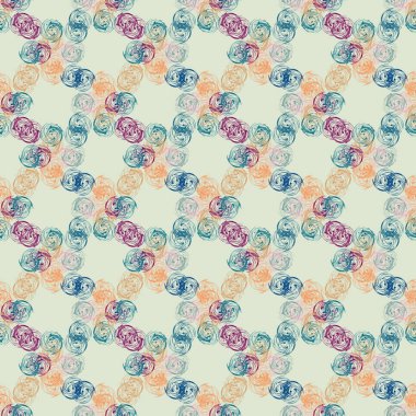 Soyut geometrik renkli seamless modeli, arka plan