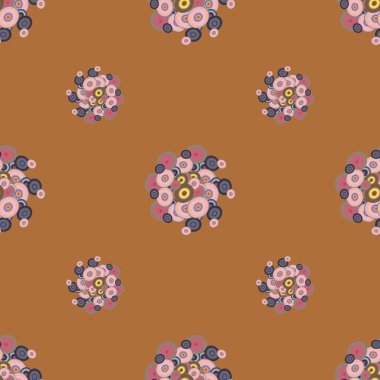 Daireler, arka plan ile geometrik seamless modeli