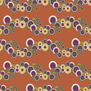 Daireler, arka plan ile geometrik seamless modeli