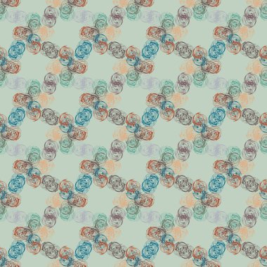 Soyut geometrik renkli seamless modeli, arka plan