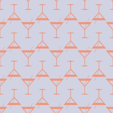 Tropik kokteyller renkli seamless modeli