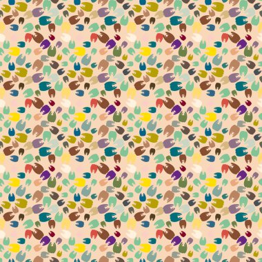 Çok renkli diş parlak Dikişsiz desen arka planı için.