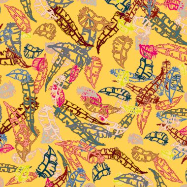 Tüyler, vektör çizim ile zemin 