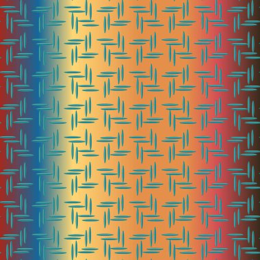 Oluklu Metal Dikişsiz desen vektör çizim.