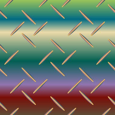 Oluklu Metal Dikişsiz desen vektör çizim.