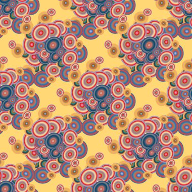 Daireler, arka plan ile geometrik seamless modeli