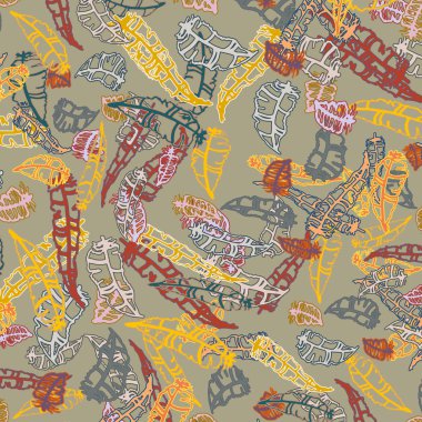 Tüyler, vektör çizim ile zemin 