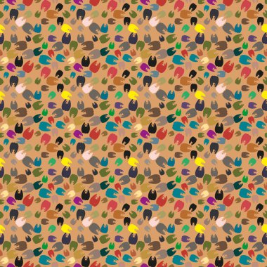 Çok renkli diş parlak Dikişsiz desen arka planı için.