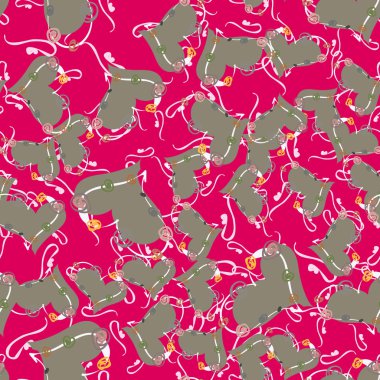 Soyut kalpler Dikişsiz desen arka planı için. 